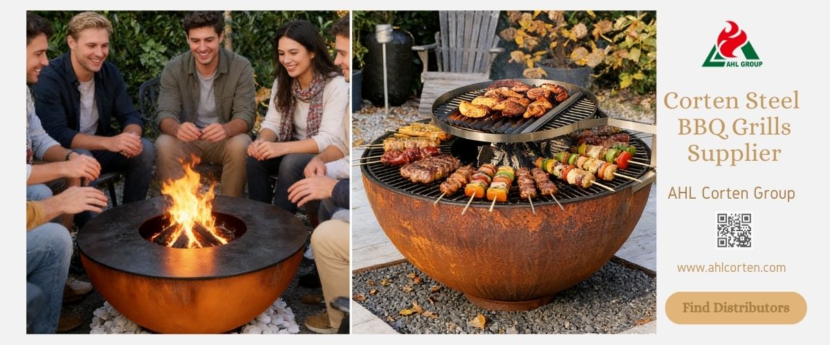 corten bbq grill